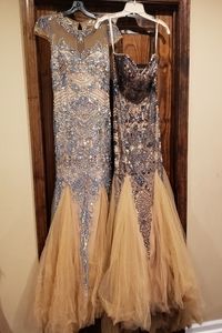 SHERRI HILL Gorgeous prom pageant dress gown 2 4